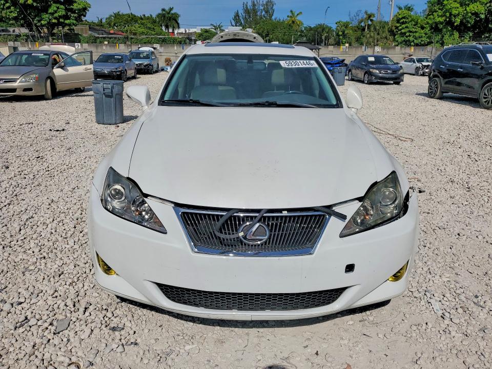 2009 Lexus Is 250 VIN JTHBK262395087978 COPART salvage auction — REAR END, FL - CERT OF TITLE SLVG REBUILDABLE, sold $400 on 2026-07-24 (photo 5)