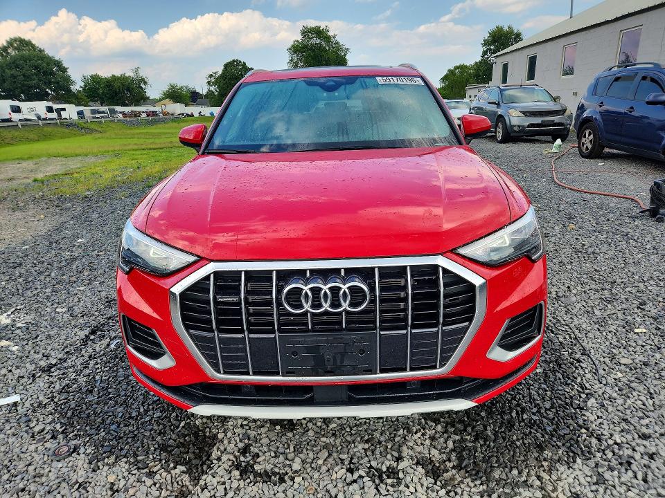 2022 Audi Q3 VIN WA1AUCF36N1149083 COPART salvage auction — ROOF, Nj - Cert Of Title-Salvage, sold $8,700 on 2026-07-31 (photo 5)