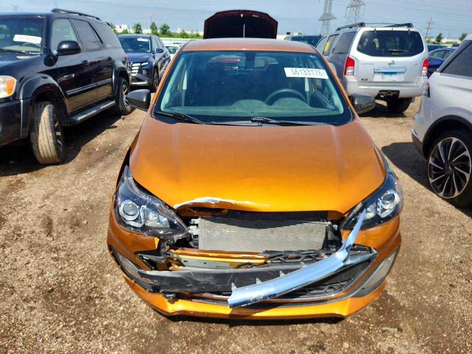2020 Chevrolet VIN KL8CB6SA0LC465003 COPART salvage auction — FRONT END, Il - Salvage Certificate, sold $250 on 2026-07-30 (photo 5)