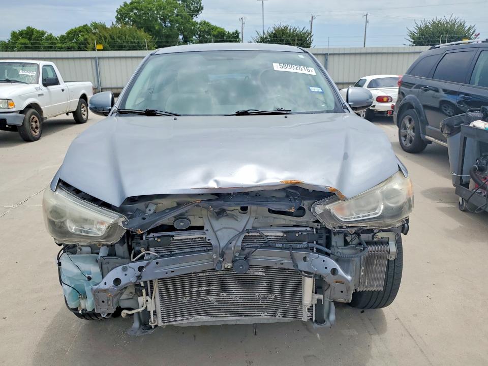 2017 Mitsubishi Outlander sport VIN JA4AP3AU4HZ026685 COPART salvage auction — FRONT END, Tx - Salvage Vehicle Title, sold $1,850 on 2026-07-27 (photo 5)