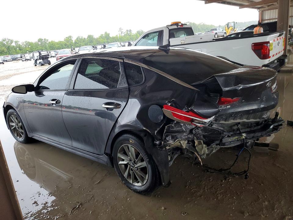 2019 Kia Optima VIN 5XXGT4L37KG328438 COPART salvage auction — REAR END, Salvage Title, sold $1,250 on 2026-07-31 (photo 2)