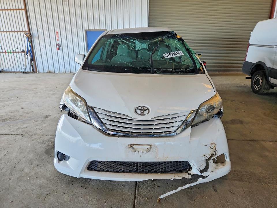 2015 Toyota Sienna VIN 5TDZK3DC5FS600753 COPART salvage auction — ALL OVER, Ca - Dlr/Dis/Exp Only Salvage Title, sold $1,250 on 2026-07-27 (photo 5)
