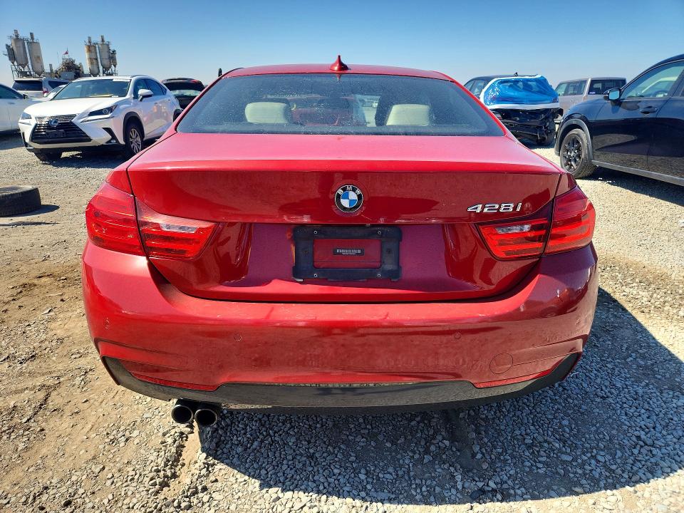2014 BMW 4er VIN WBA3N3C57EK230442 COPART salvage auction — FRONT END, CA - SALVAGE CERTIFICATE, sold $125 on 2026-07-21 (photo 6)