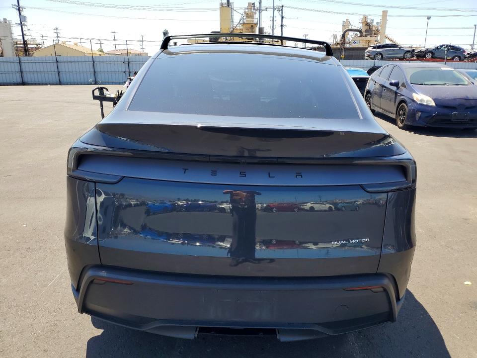 2026 Tesla Model y VIN 7SAYGDEE3TF345199 COPART salvage auction — SIDE, CA - SALVAGE CERTIFICATE, sold $15,800 on 2026-07-27 (photo 6)
