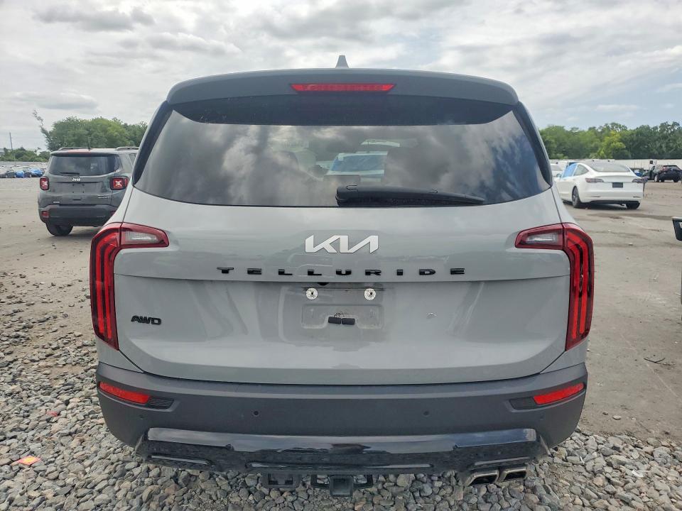 2022 Kia Telluride VIN 5XYP5DHC2NG301912 COPART salvage auction — FRONT END, Fl - Cert Of Title Slvg Rebuildable, sold $10,000 on 2026-07-13 (photo 6)