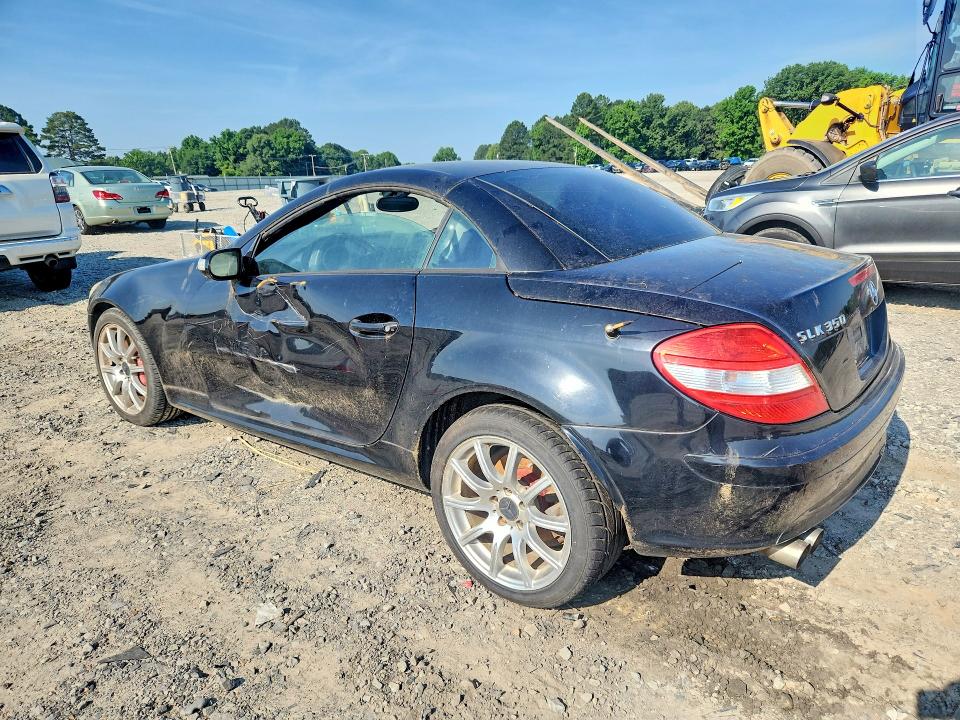 2006 Mercedes-benz Slk-class VIN WDBWK56F36F114026 COPART salvage auction — MECHANICAL, Ar - Cert Of Title-Salvage, sold $450 on 2026-07-08 (photo 2)