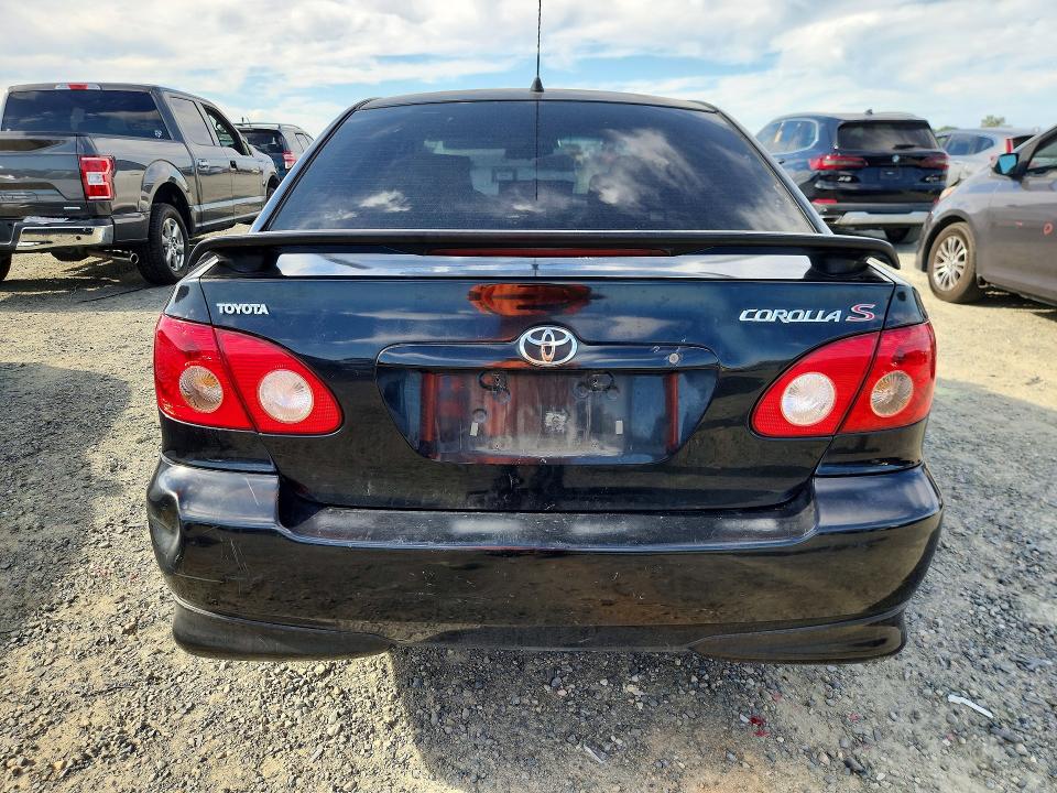 2008 Toyota Corolla VIN 1NXBR32E58Z939203 COPART salvage auction — FRONT END, Ca - Salvage Certificate, sold $625 on 2026-07-02 (photo 6)
