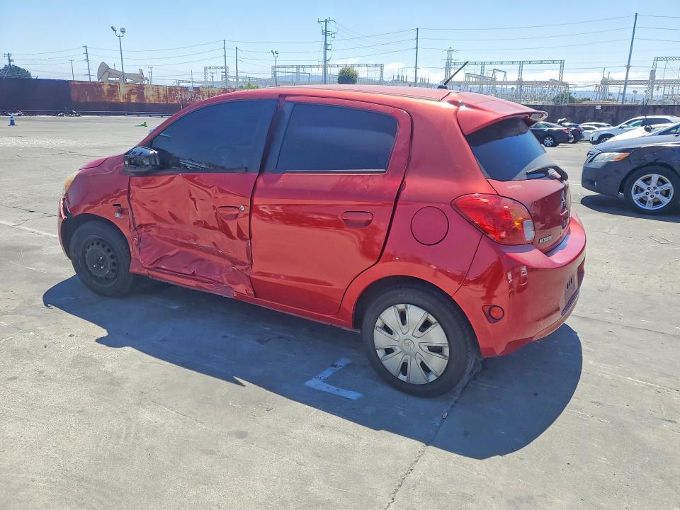 2015 Mitsubishi Mirage VIN ML32A3HJ8FH032132 COPART salvage auction — SIDE, Ca - Salvage Certificate, sold $650 on 2026-07-15 (photo 2)