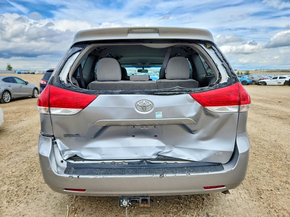 2013 Toyota Sienna VIN 5TDKK3DC8DS367059 COPART salvage auction — REAR END, Ab - Bos - Salvage, sold $3,650 on 2026-07-09 (photo 6)