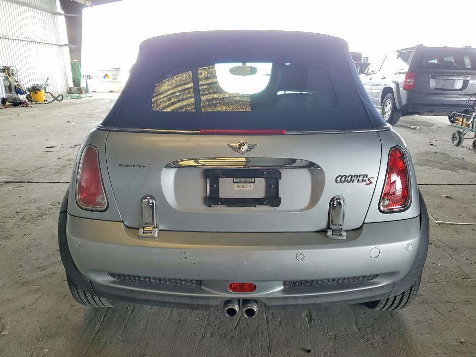 2005 Mini Cooper VIN WMWRH33475TK55148 COPART salvage auction — FRONT END, CA - SALVAGE CERTIFICATE, sold $575 on 2026-07-09 (photo 6)