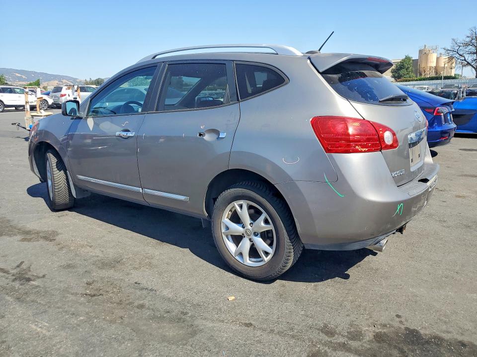 2011 Nissan Rogue sport VIN JN8AS5MT4BW165361 COPART salvage auction — REAR END, Ca - Salvage Certificate, sold $1,150 on 2026-07-07 (photo 2)