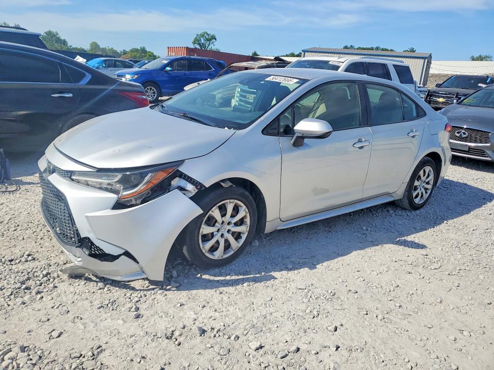 2020 Toyota Corolla VIN JTDEPRAE4LJ009881 COPART salvage auction — FRONT END, Id - Salvage Certificate Of Title, sold $3,600 on 2026-07-14 (photo 1)
