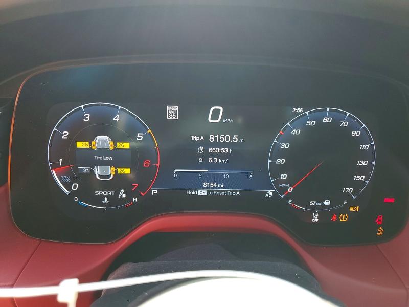 2023 Maserati VIN ZN682AVM5P7433781 COPART salvage auction — FRONT END, Ca - Salvage Certificate, sold $26,750 on 2026-08-07 (photo 9)