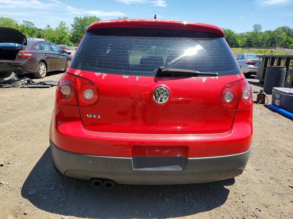 2008 Volkswagen Gti VIN WVWFV71K98W099348 COPART salvage auction — FRONT END, Ny - Certificate Of Title, sold $475 on 2026-07-28 (photo 6)