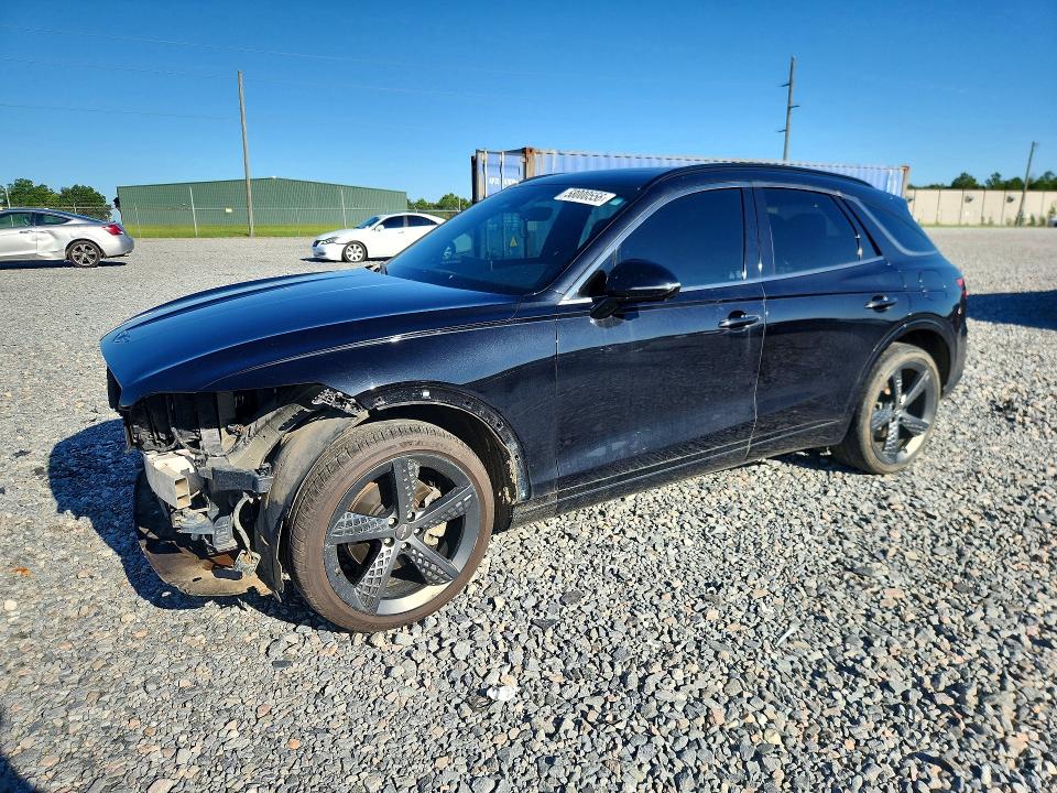 2022 Genesis Gv70 VIN KMUMADTB1NU033976 COPART salvage auction — FRONT END, Ga - Cert Of Title-Salvage, sold $12,300 on 2026-07-07 (photo 1)
