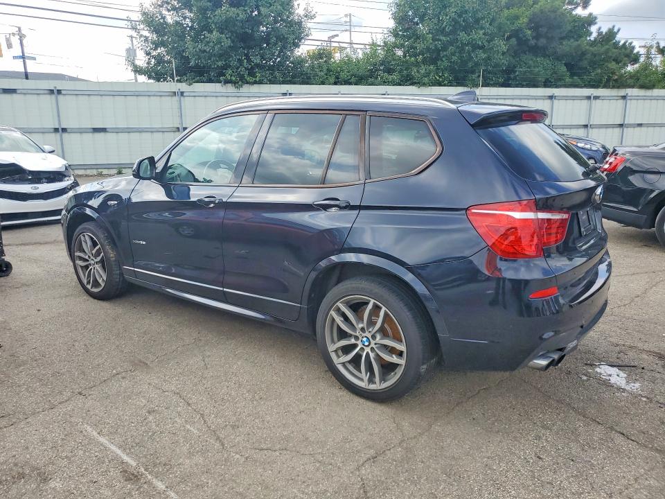 2016 BMW X3 VIN 5UXWX7C58G0R17590 COPART salvage auction — FRONT END, Oh - Cert Of Title-Salvage, sold $2,000 on 2026-07-31 (photo 2)