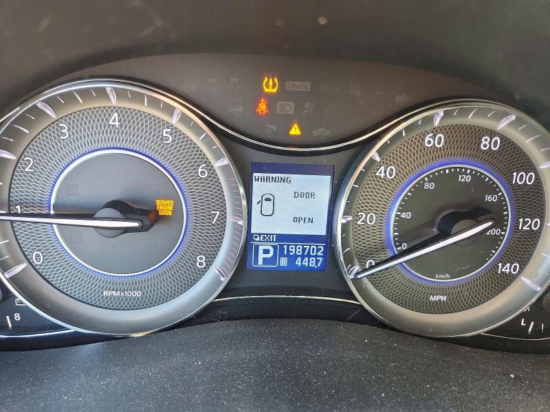 2012 Infiniti VIN JN8AZ2NC1C9316195 COPART salvage auction — FRONT END, Il - Salvage Certificate, sold $1,000 on 2026-07-13 (photo 9)