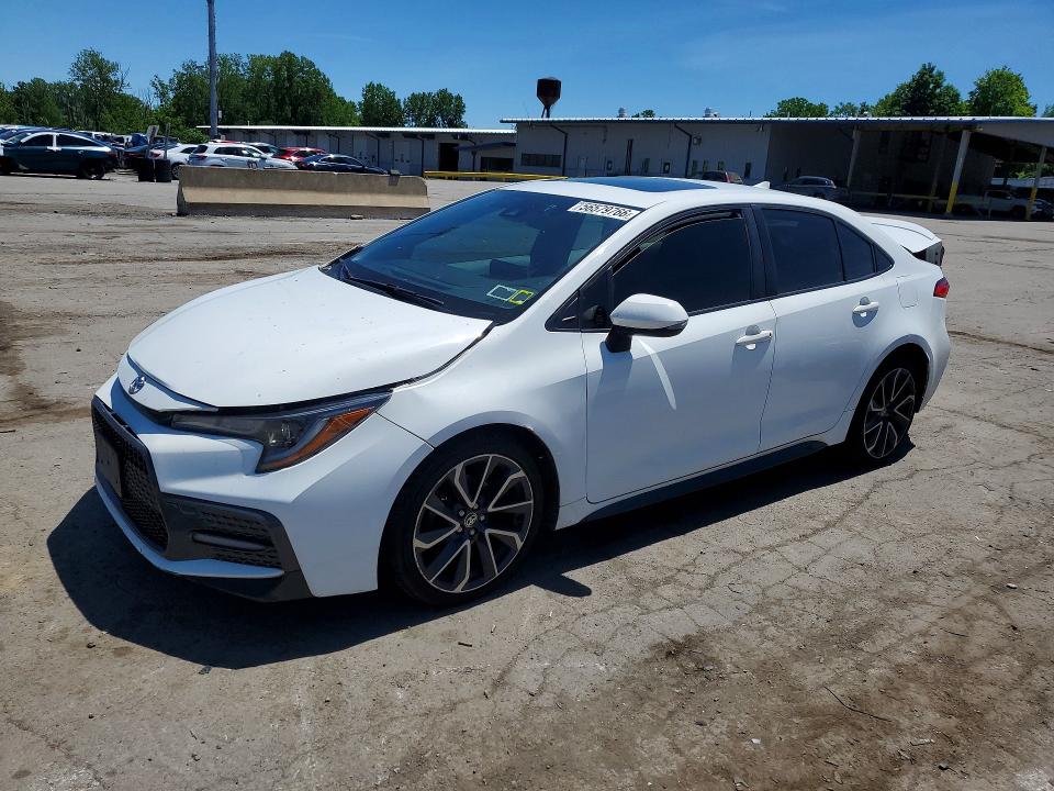 2020 Toyota Corolla VIN JTDP4RCEXLJ011536 COPART salvage auction — REAR END, Ny - Mv-907A Salvage Certificate, sold $4,700 on 2026-07-14 (photo 1)
