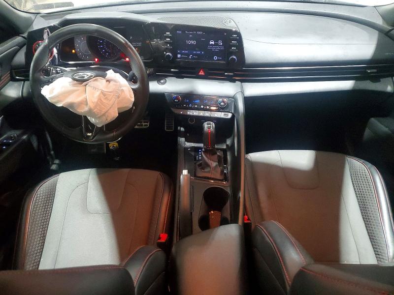 2022 Hyundai Elantra VIN KMHLR4AFXNU230928 COPART salvage auction — FRONT END, Pa - Certificate Of Salvage, sold $5,600 on 2026-07-13 (photo 8)