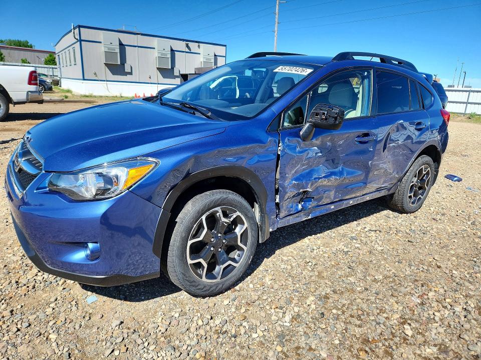 2014 Subaru VIN JF2GPAVCXE8244347 COPART salvage auction — SIDE, MN - CERT OF TITLE-SALVAGE, sold $1,100 on 2026-07-27 (photo 1)