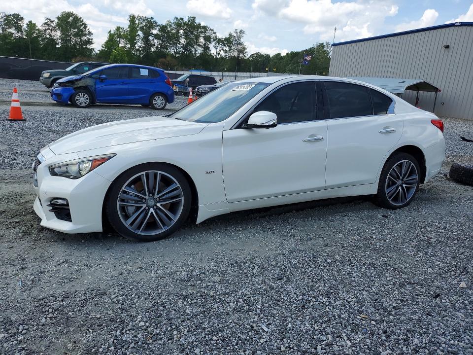 2016 Infiniti VIN JN1EV7APXGM306530 COPART salvage auction — FRONT END, Sc - Cert Of Title-Salvage, sold $2,650 on 2026-07-27 (photo 1)