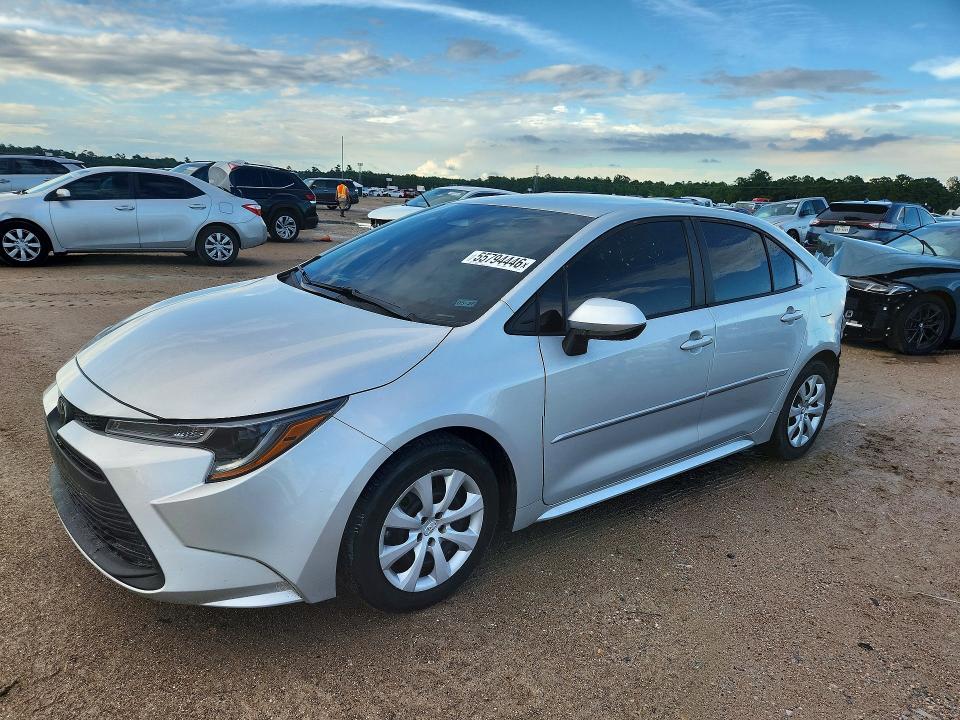 2024 Toyota Corolla VIN 5YFB4MDE4RP183884 COPART salvage auction — REAR END, TX - SALVAGE VEHICLE TITLE (P), sold $625 on 2026-07-28 (photo 1)