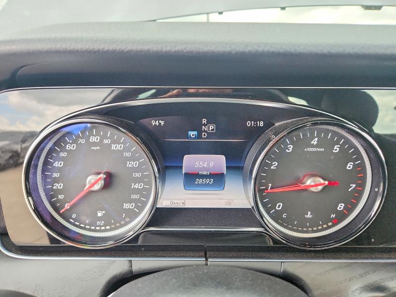 2018 Mercedes-benz E-klasse VIN WDDZF4JB2JA339132 COPART salvage auction — FRONT END, Tx - Certificate Of Title, sold $175 on 2026-07-30 (photo 9)