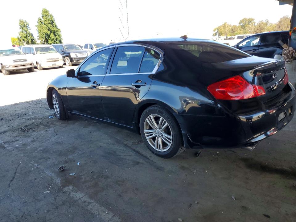 2013 Infiniti VIN JN1CV6AP4DM714275 COPART salvage auction — MINOR DENT/SCRATCHES, Ca - Dlr/Dis/Exp Only Salvage Title, sold $2,750 on 2026-07-21 (photo 2)