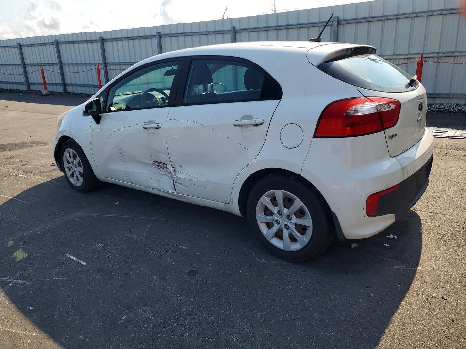 2016 Kia Rio VIN KNADM5A30G6647627 COPART salvage auction — SIDE, Fl - Cert Of Title Slvg Rebuildable, sold $1,450 on 2026-07-08 (photo 2)