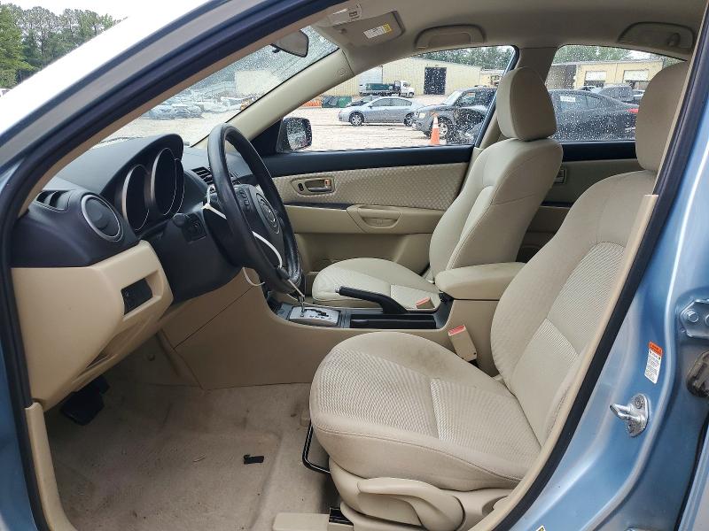 2007 Mazda 3 VIN JM1BK32F271736903 COPART salvage auction — FRONT END, Nc - Salvage Certificate Of Title, sold $275 on 2026-07-31 (photo 7)