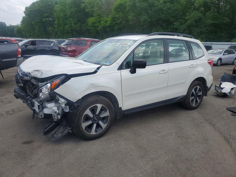 2018 Subaru Forester VIN JF2SJABC6JH596304 COPART salvage auction — FRONT END, Nj - Cert Of Title-Salvage, sold $2,450 on 2026-07-14 (photo 1)