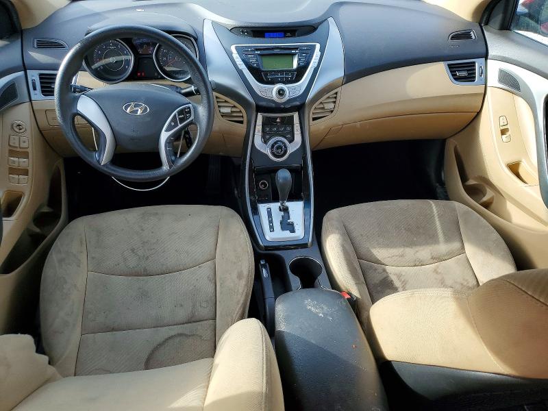 2012 Hyundai Elantra VIN KMHDH4AE6CU404912 COPART salvage auction — SIDE, Oh - Cert Of Title-Salvage, sold $300 on 2026-07-24 (photo 8)