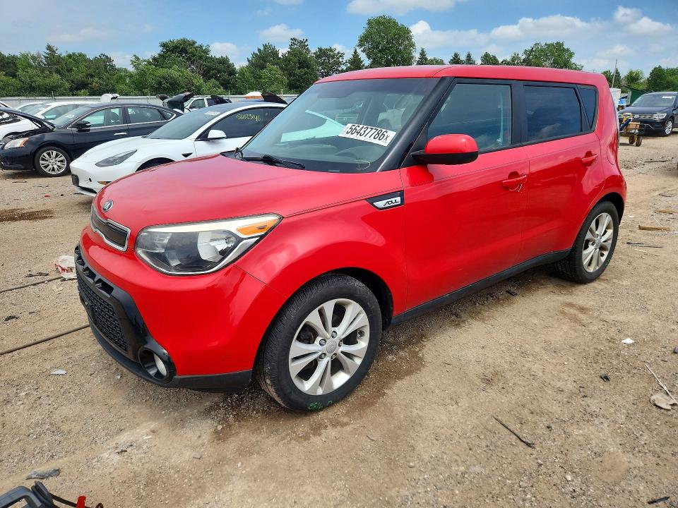 2016 Kia Soul VIN KNDJP3A51G7817894 COPART salvage auction — MINOR DENT/SCRATCHES, Il - Salvage Certificate, sold $925 on 2026-07-14 (photo 1)