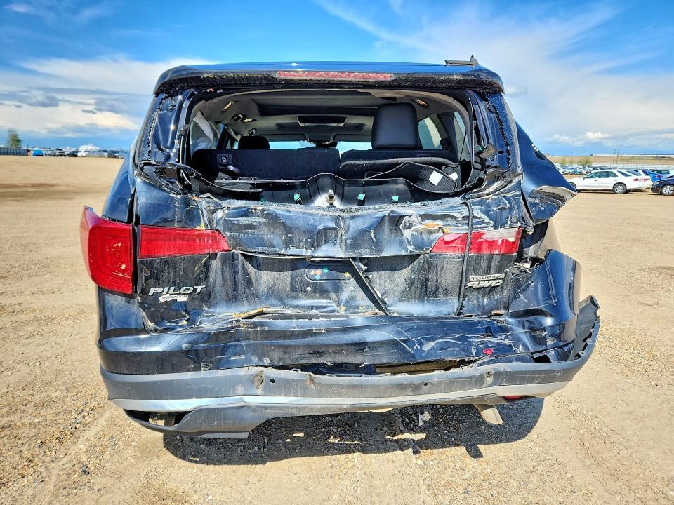 2016 Honda Pilot VIN 5FNYF6H91GB510165 COPART salvage auction — REAR END, Ab - Bos - Salvage, sold $4,450 on 2026-07-09 (photo 6)