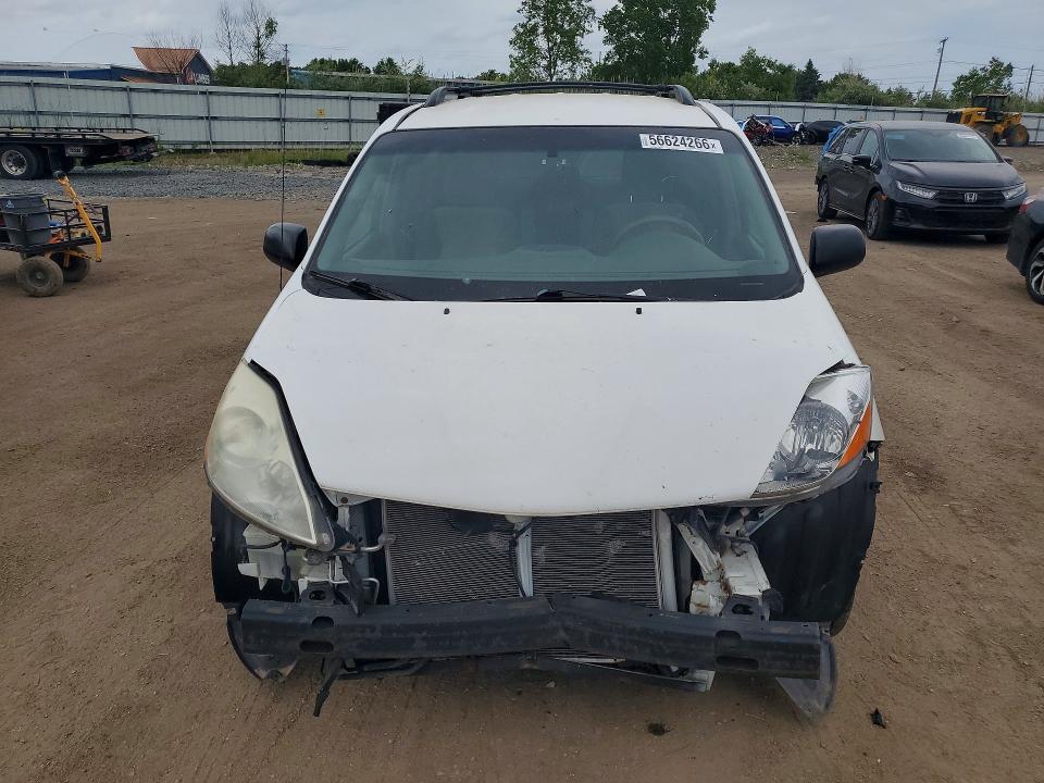 2010 Toyota Sienna VIN 5TDKK4CC0AS291615 COPART salvage auction — FRONT END, Oh - Cert Of Title-Rebuilt Salvage, sold $1,650 on 2026-07-08 (photo 5)