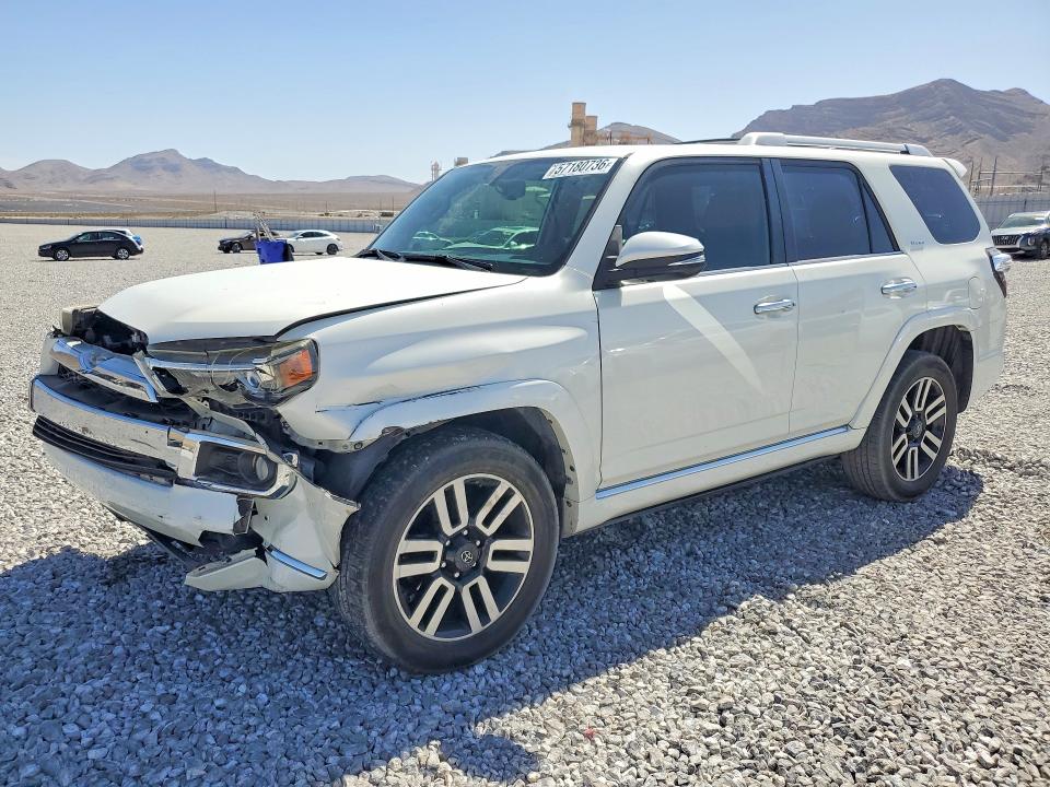 2018 Toyota 4runner VIN JTEBU5JR1J5582665 COPART salvage auction — FRONT END, NV - SALVAGE TITLE, sold $2,400 on 2026-07-29 (photo 1)