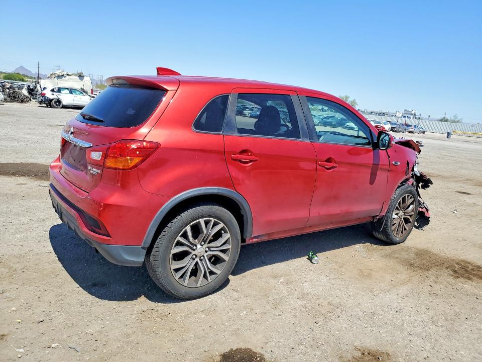 2019 Mitsubishi Outlander VIN JA4AP3AU7KU015877 COPART salvage auction — FRONT END, AZ - CERT OF TITLE - SALVAGE, sold $2,000 on 2026-07-31 (photo 3)