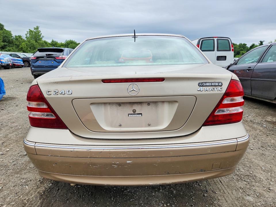 2005 Mercedes-benz C class VIN WDBRF81J55F595068 COPART salvage auction — NORMAL WEAR, MA - CERTIFICATE OF TITLE (P), sold $425 on 2026-07-29 (photo 6)