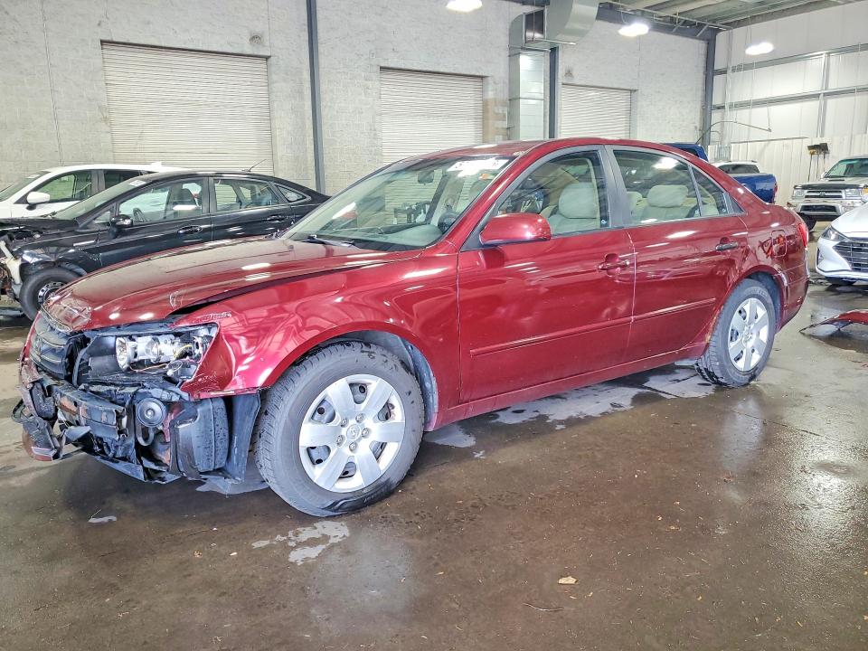 2010 Hyundai Sonata VIN 5NPET4AC7AH593034 COPART salvage auction — FRONT END, Mn - Cert Of Title-Prior Salvage, sold $225 on 2026-07-28 (photo 1)