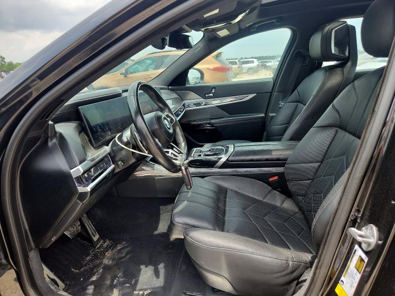 2023 BMW 7 series VIN WBA23EH00PCM21708 COPART salvage auction — WATER/FLOOD, Tx - Salvage Title-Flood Damage, sold $49,500 on 2026-07-28 (photo 7)