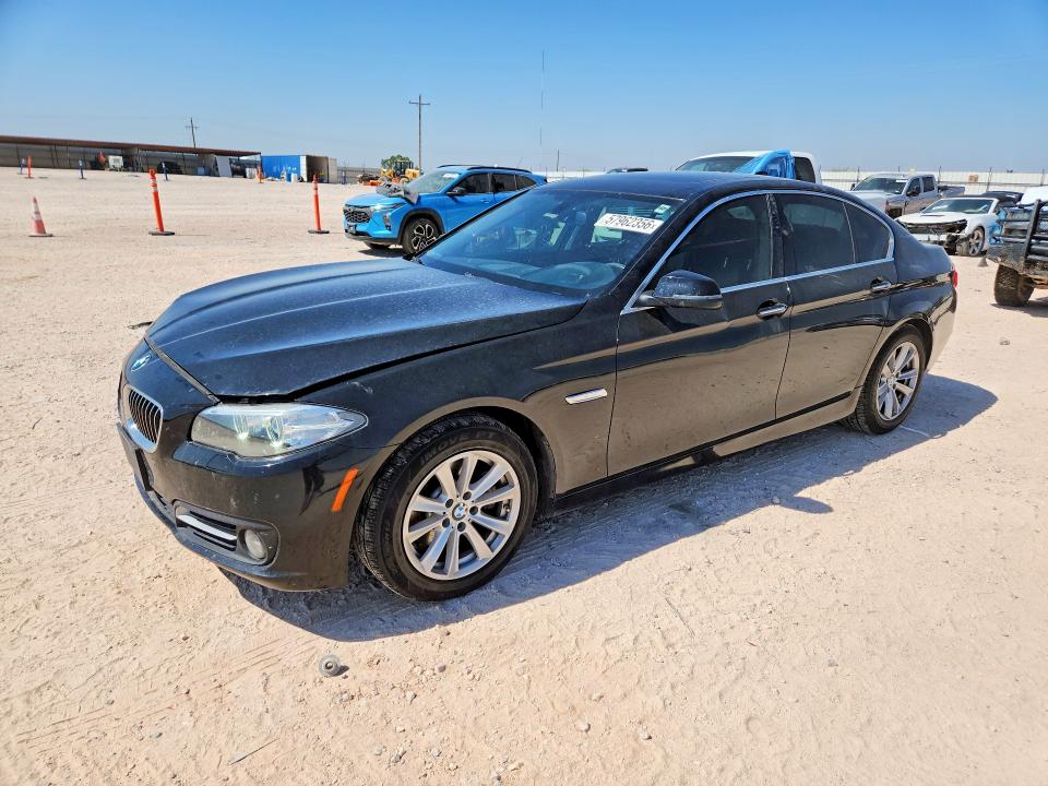 2015 BMW 5er VIN WBA5A5C59FD520610 COPART salvage auction — FRONT END, TX - SALVAGE VEHICLE TITLE, sold $20 on 2026-07-29 (photo 1)