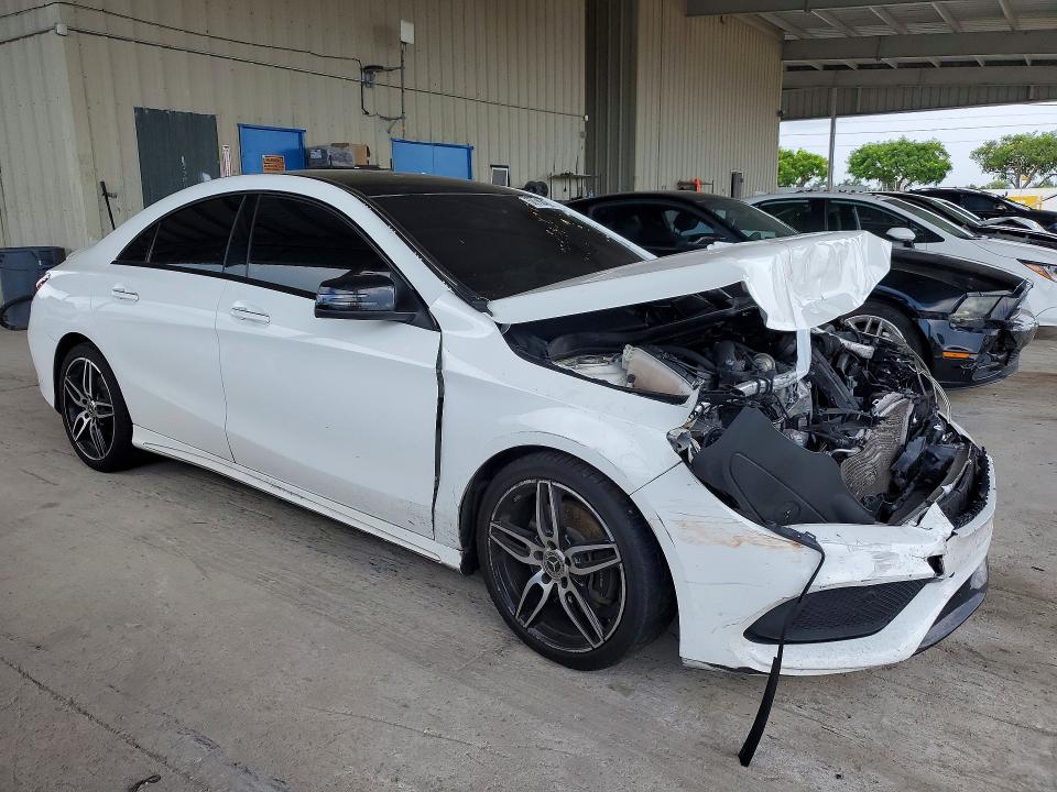 2019 Mercedes-benz Cla-klasse VIN WDDSJ4EB0KN734592 COPART salvage auction — FRONT END, Fl - Cert Of Title Slvg Rebuildable, sold $725 on 2026-08-05 (photo 4)