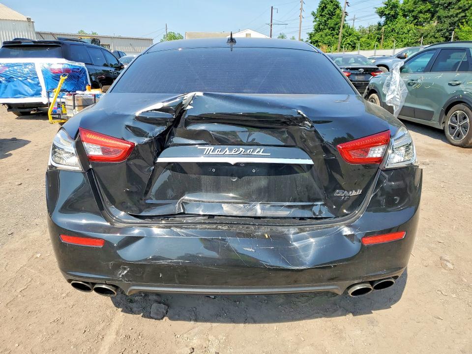 2014 Maserati Ghibli VIN ZAM57XSA1E1123254 COPART salvage auction — REAR END, Pa - Certificate Of Salvage, sold $2,850 on 2026-07-08 (photo 6)