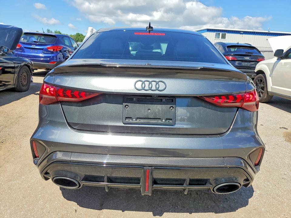 2025 Audi Rs3 VIN WUAGWCGYXSA911303 COPART salvage auction — FRONT END, ON - PERMIT SALVAGE, sold $325 on 2026-08-06 (photo 6)