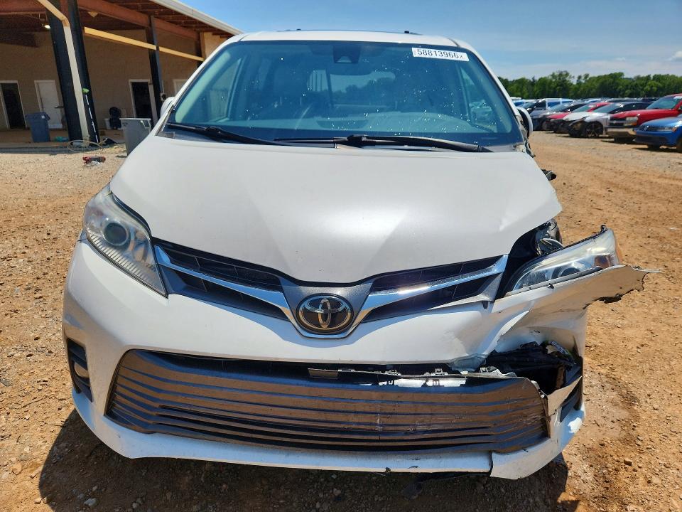 2020 Toyota Sienna VIN 5TDDZ3DC3LS238360 COPART salvage auction — FRONT END, Tn - Salvage Certificate, sold $1,900 on 2026-07-22 (photo 5)