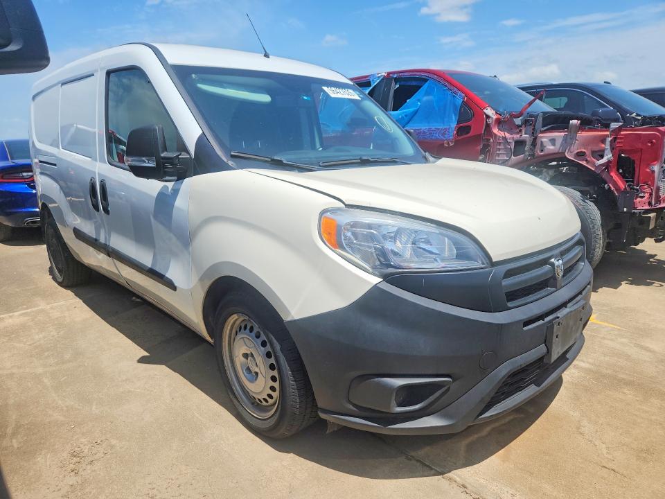 2017 Ram Promaster city VIN ZFBERFAB5H6E26036 COPART salvage auction — MINOR DENT/SCRATCHES, Tx - Certificate Of Title (P), sold $1,950 on 2026-07-20 (photo 4)