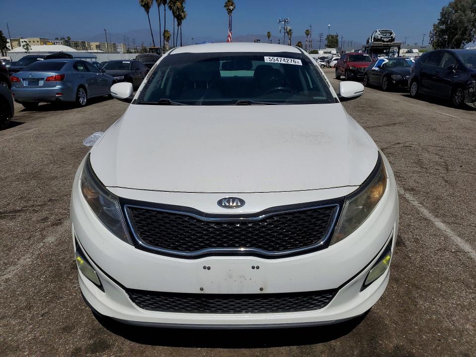 2014 Kia Optima VIN 5XXGN4A71EG348706 COPART salvage auction — REAR END, Ca - Salvage Certificate, sold $1,750 on 2026-07-24 (photo 5)