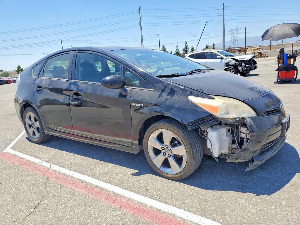 2013 Toyota Prius VIN JTDKN3DU2D1653647 COPART salvage auction — FRONT END, Ca - Salvage Certificate, sold $1,350 on 2026-07-07 (photo 4)