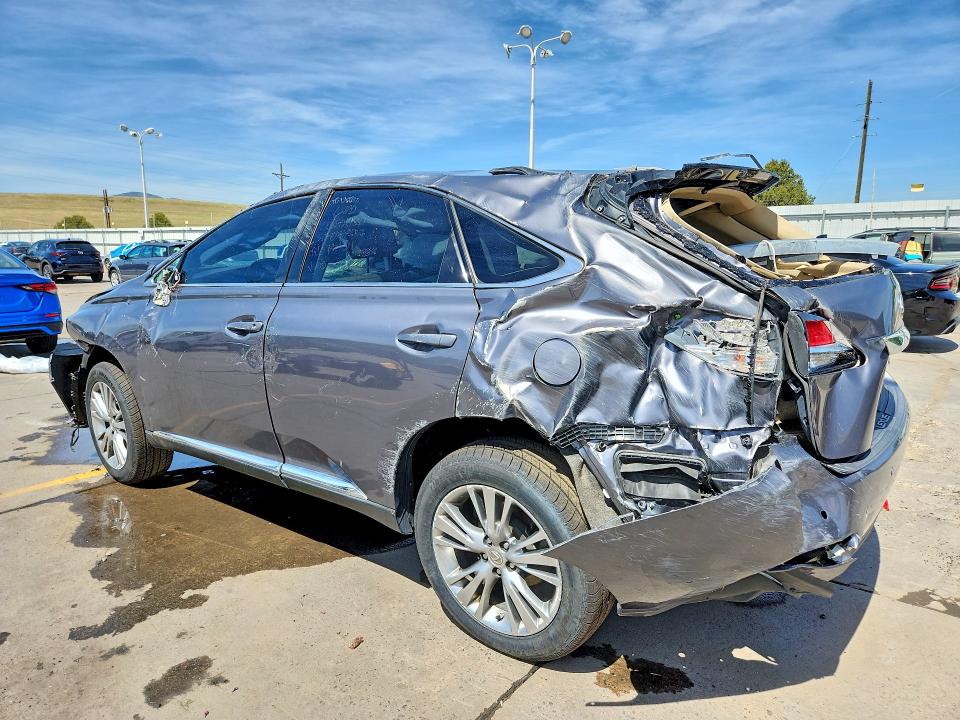 2013 Lexus VIN 2T2BK1BAXDC173871 COPART salvage auction — ROLLOVER, CO - PUBLIC - SALVAGE TITLE, sold $1,100 on 2026-07-22 (photo 2)