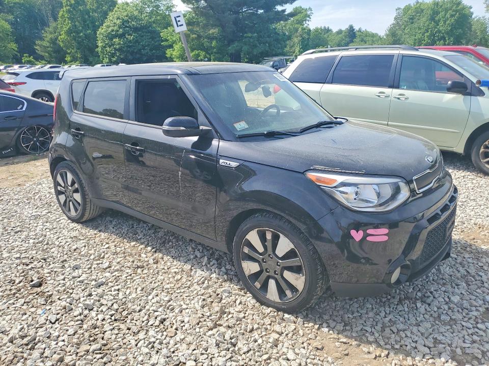 2014 Kia VIN KNDJX3A59E7056688 COPART salvage auction — FRONT END, Ma - Cert Of Title-Reconstrctd Coll, sold $850 on 2026-07-06 (photo 4)